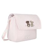 شنطة مواليد بشعار تيدي بير باللون الوردي للأطفال, 1, hi-res