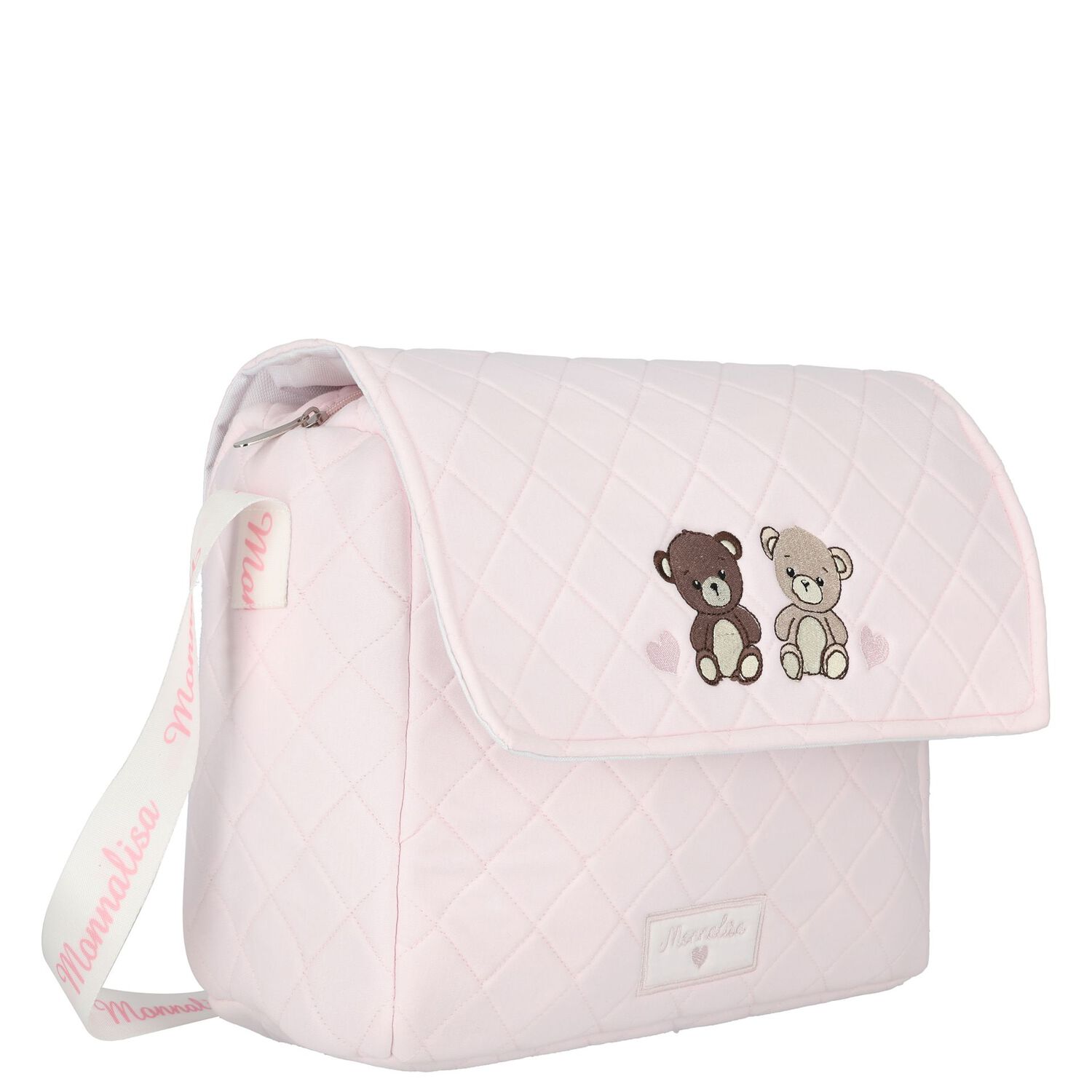 شنطة مواليد بشعار تيدي بير باللون الوردي للأطفال, 1, hi-res image number null