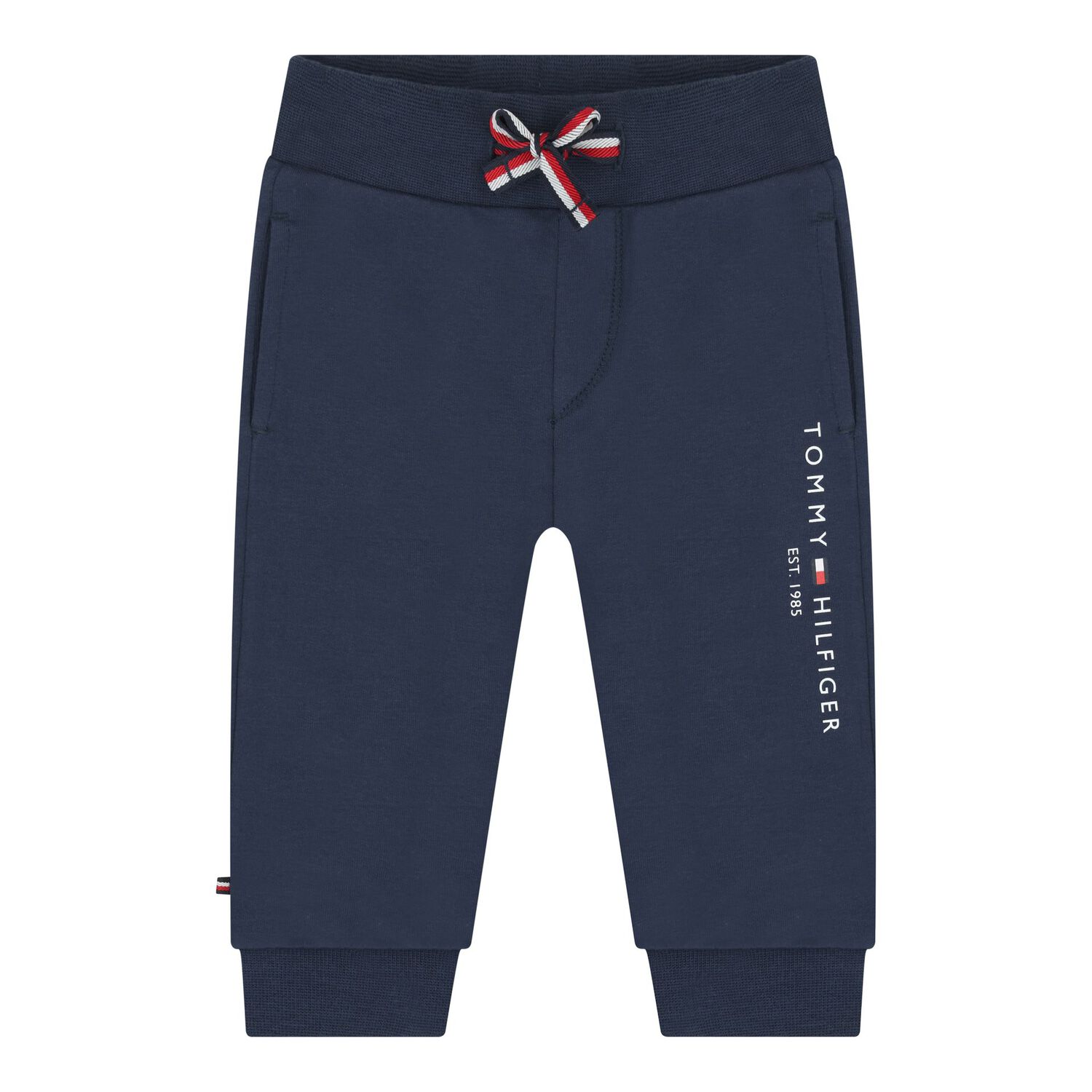 Baby Boys Navy Blue Logo Tracksuit, 1, hi-res