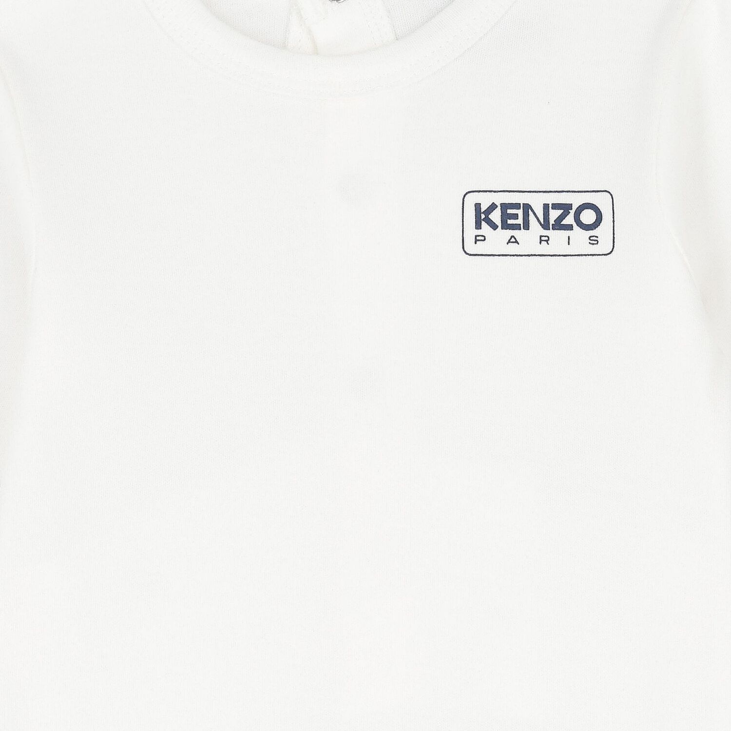 افرول أطفال بالشعار باللون الكحلي والأبيض ( من قطعتين), 1, hi-res