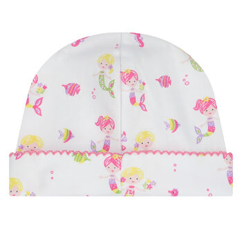 Baby Girls White Mermaids Hat