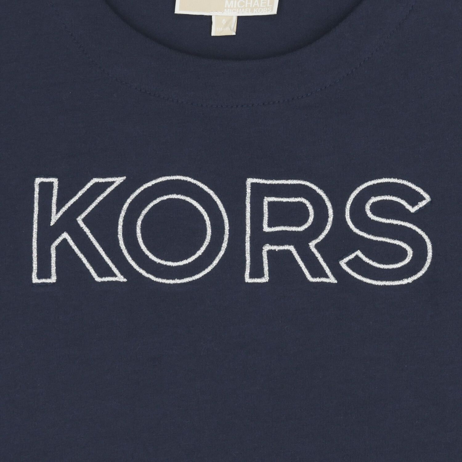 Girls Navy Blue Logo T-Shirt, 2, hi-res