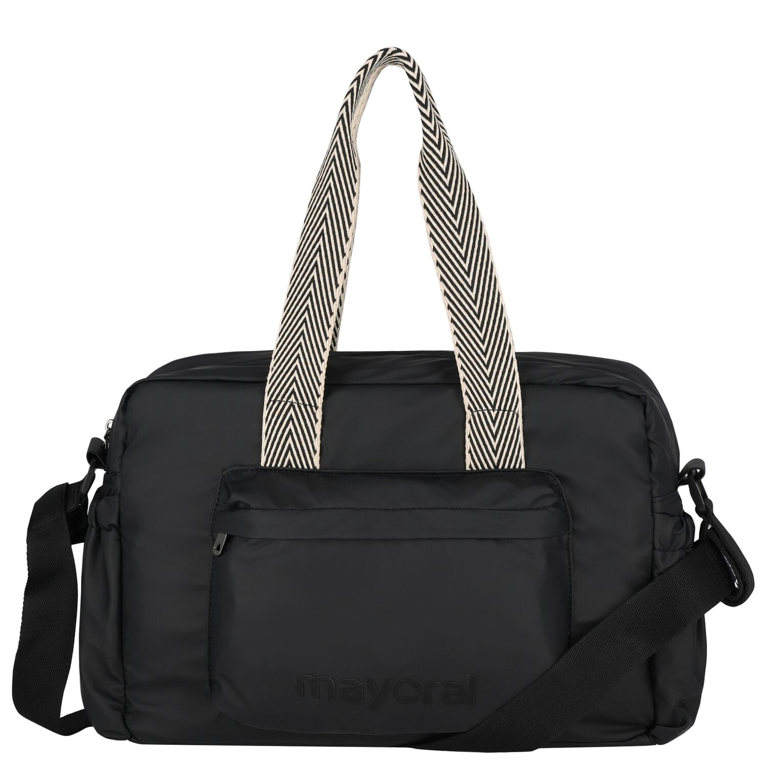 Black Baby Changing Bag, 1, hi-res