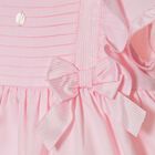 Girls Pink Bow Dress, 1, hi-res