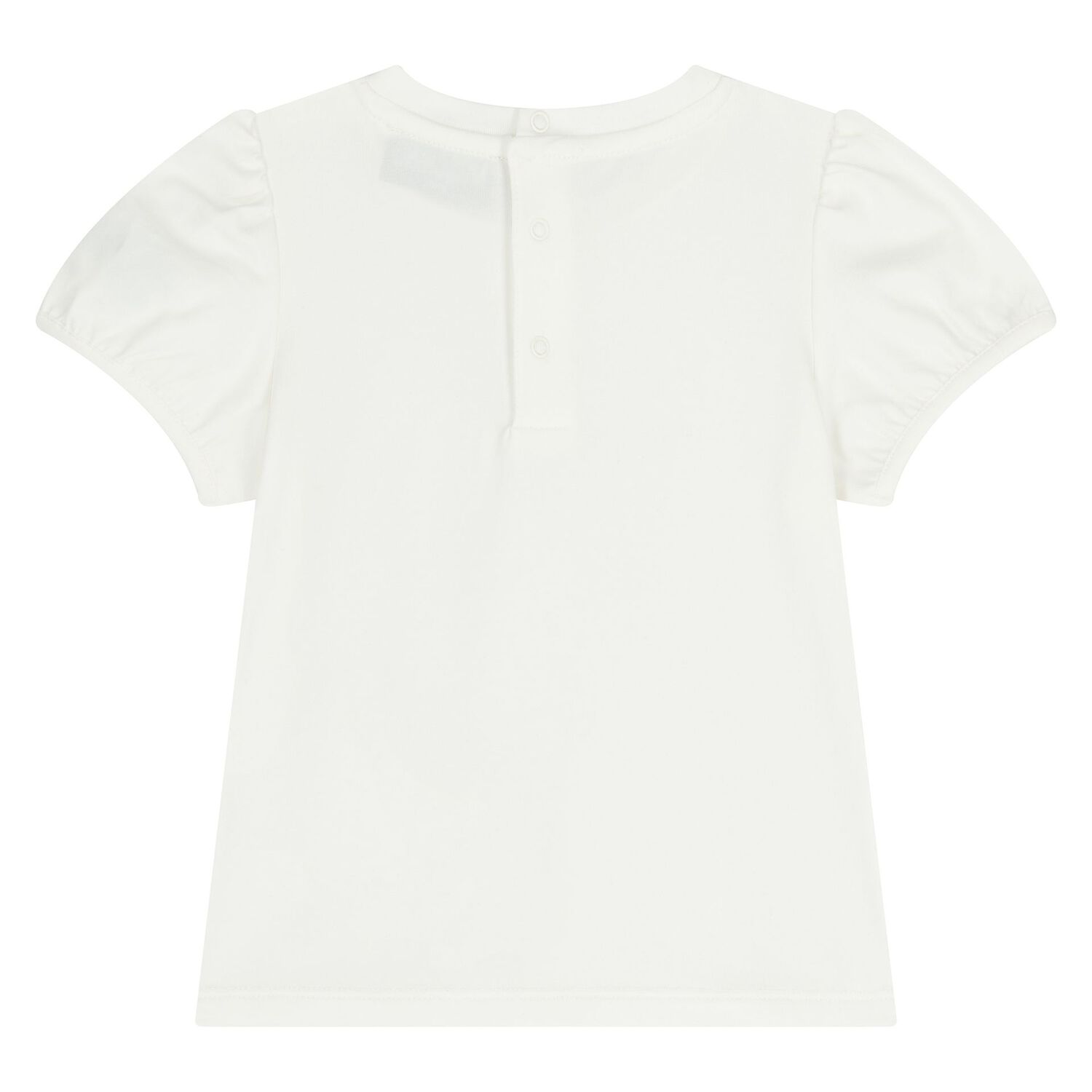 Younger Girls White & Blue Teddy Bear Skirt Set, 1, hi-res