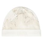 طقم هدايا أفرول بطبعة خريطة باللون العاجي  والبيج للأطفال , 4, hi-res