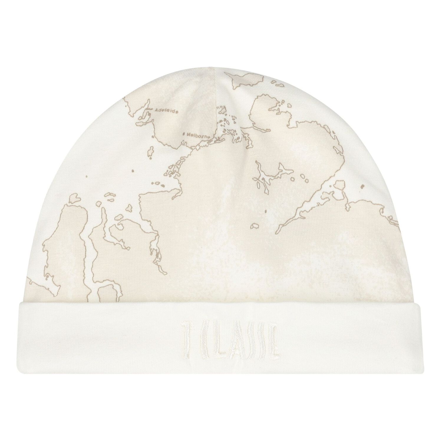 طقم هدايا أفرول بطبعة خريطة باللون العاجي  والبيج للأطفال , 4, hi-res image number null