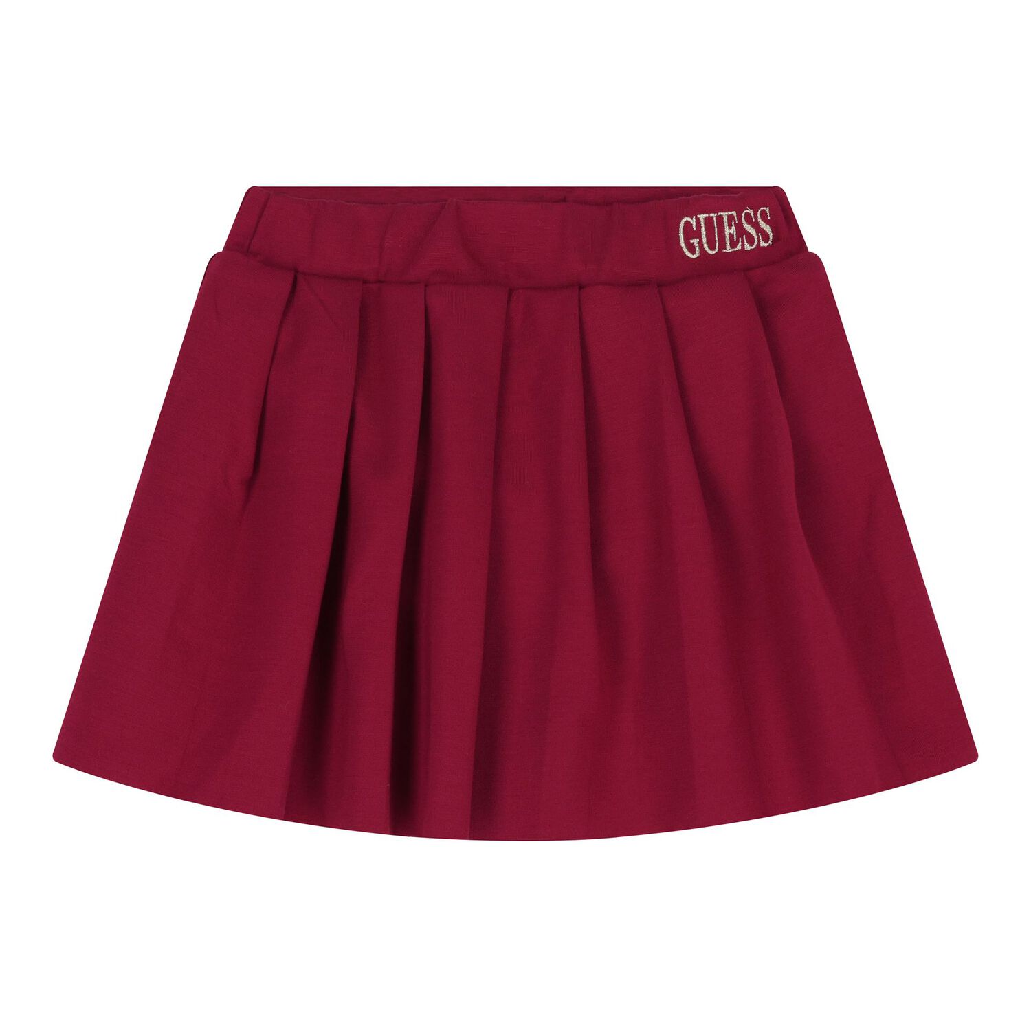 Baby Ivory & Burgundy Teddy Bear Skirt Set, 1, hi-res