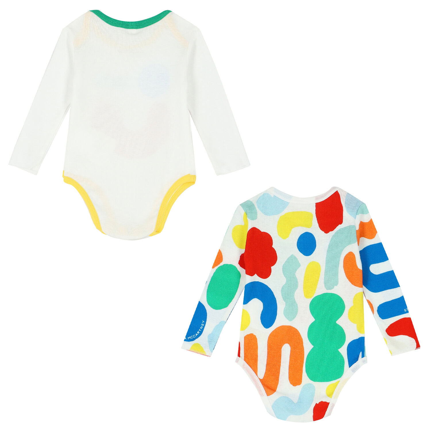 Multi-Coloured Abstract Print Bodysuits ( 2-Pack ), 1, hi-res image number null