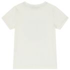 بيجاما أولاد بالشعار باللون الأبيض والكحلي, 1, hi-res