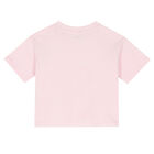 Girls Pink Logo T-Shirt, 2, hi-res