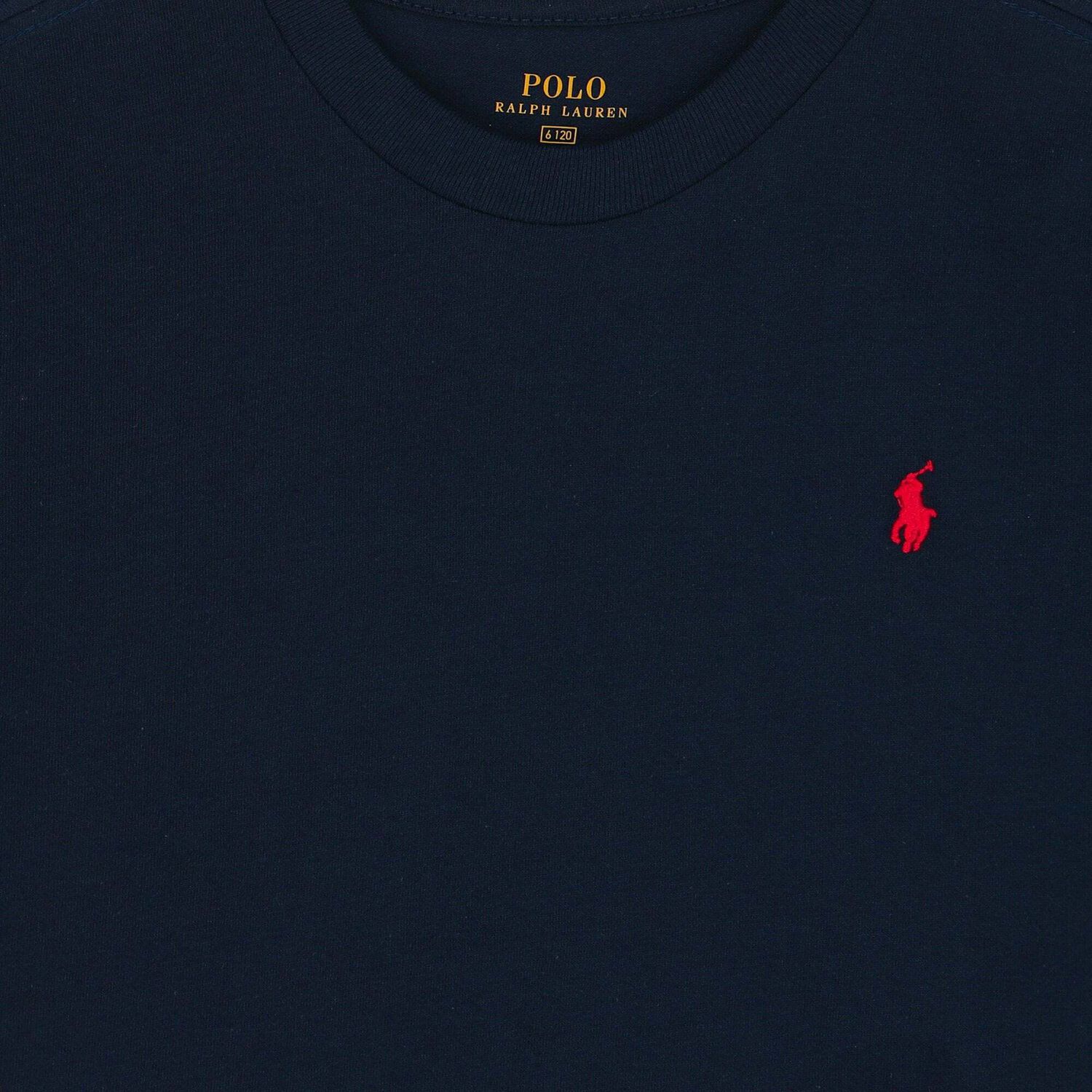 تيشيرت بالشعار باللون الكحلى للاولاد, 3, hi-res