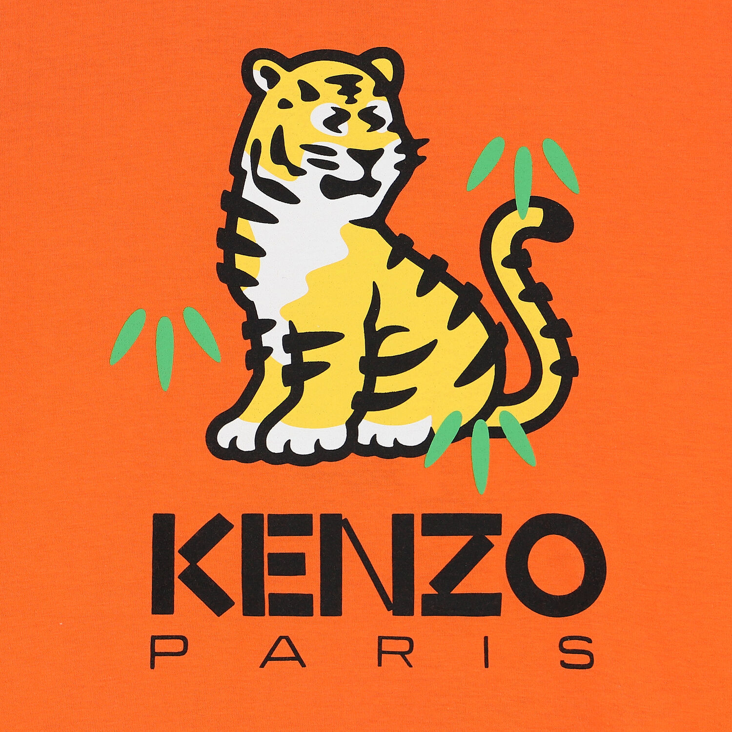 تيشيرت بطبعة نمر باللون البرتقالي للأولاد, 1, hi-res