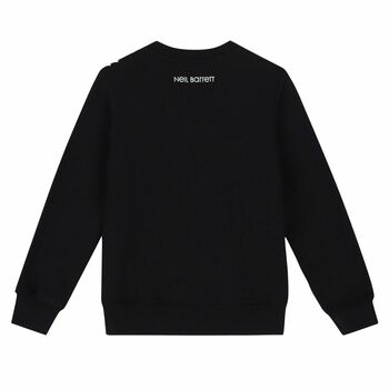 Boys Black Thunderbolt Sweatshirt