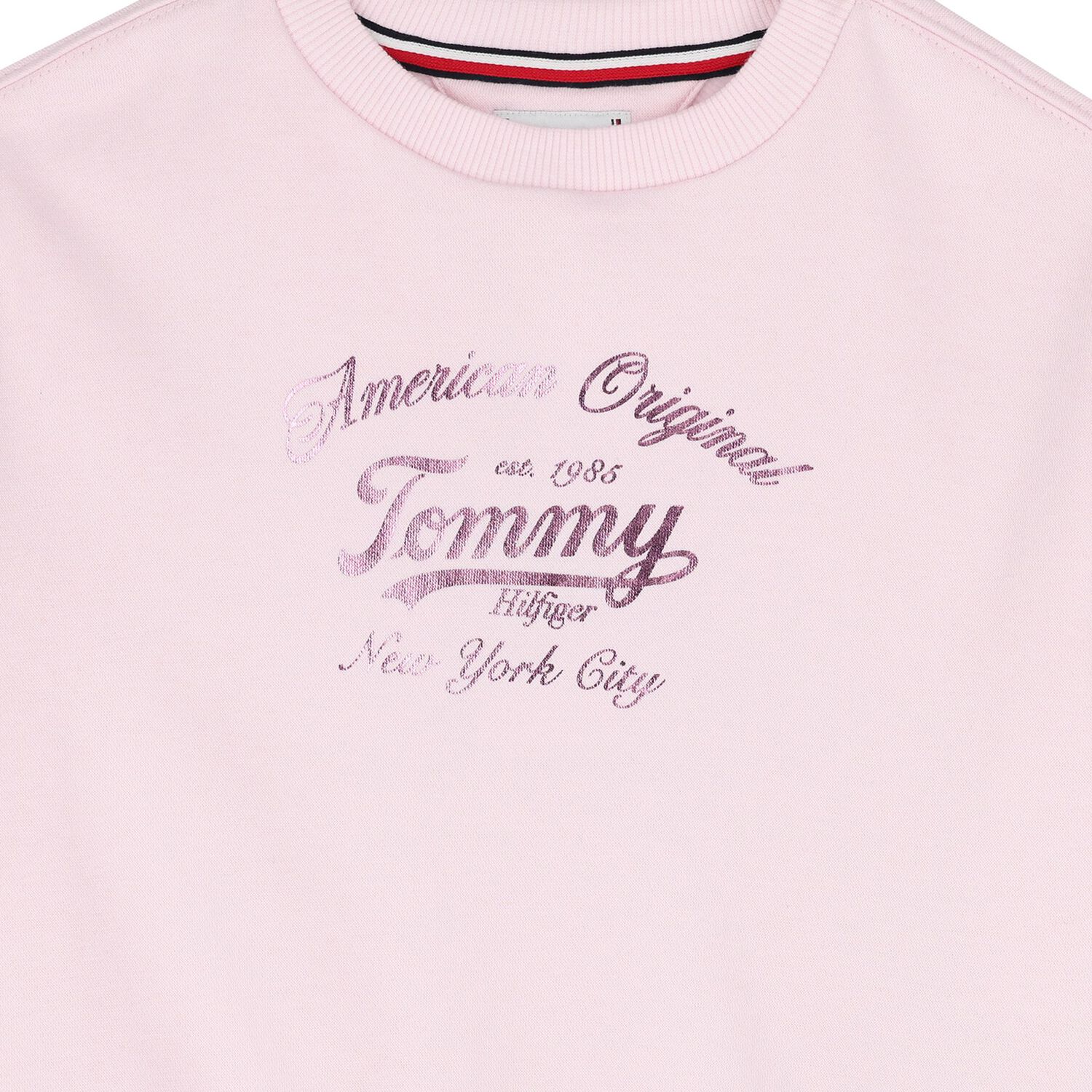 Girls Pink Logo Sweatshirts, 1, hi-res image number null