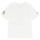 White Football Logo T-Shirt, 1, hi-res