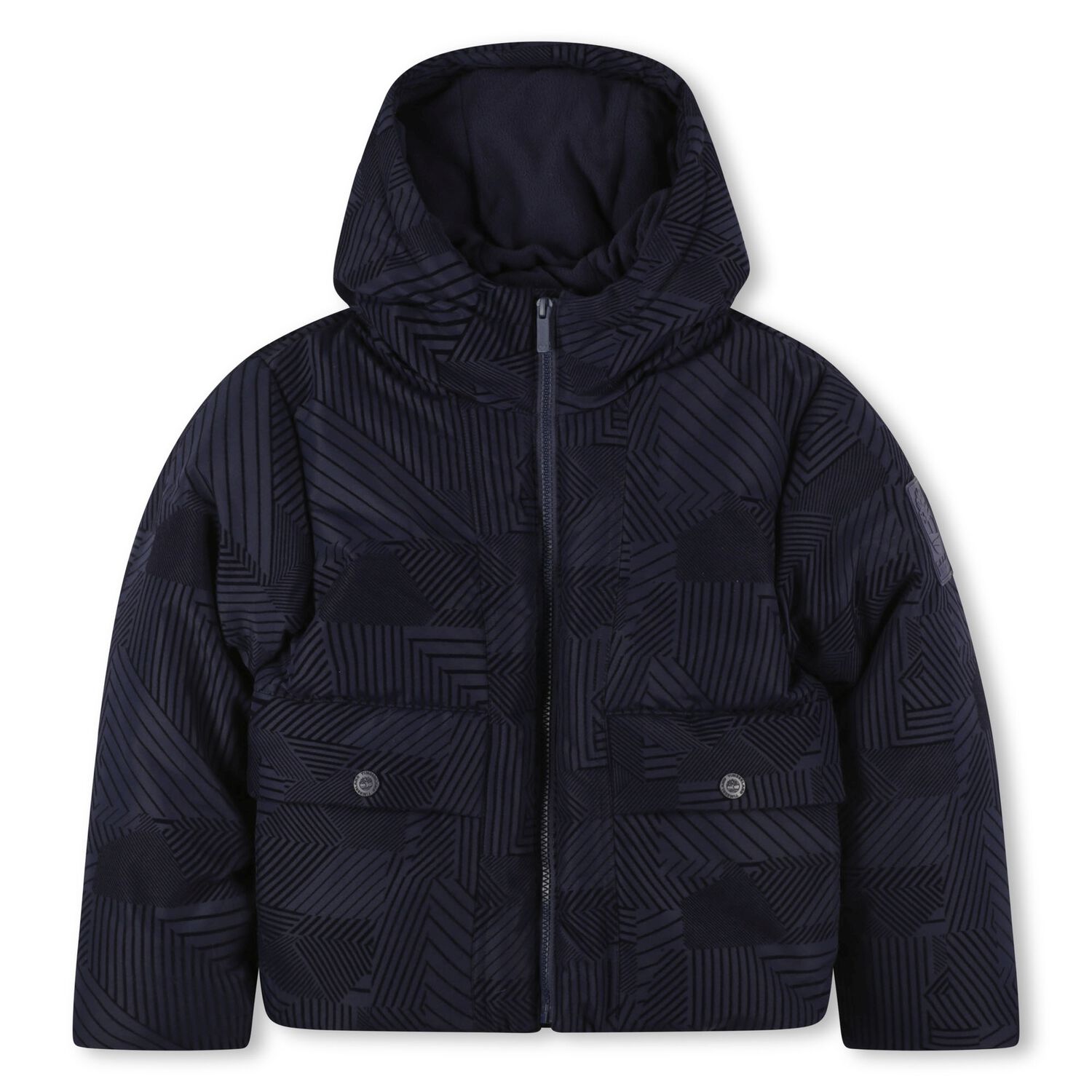 Boys Navy Blue Puffer Jacket, 1, hi-res image number null