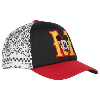 Black, White & Red Disney Cap