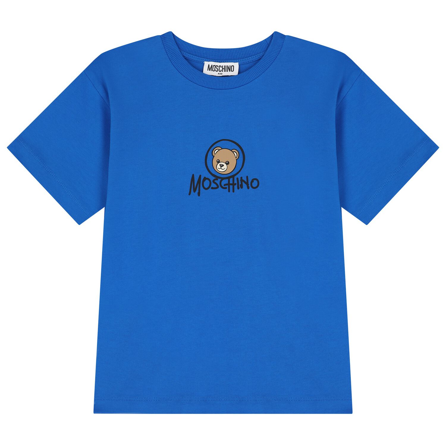 Blue Teddy Bear Logo Long Sleeve Top, 3, hi-res