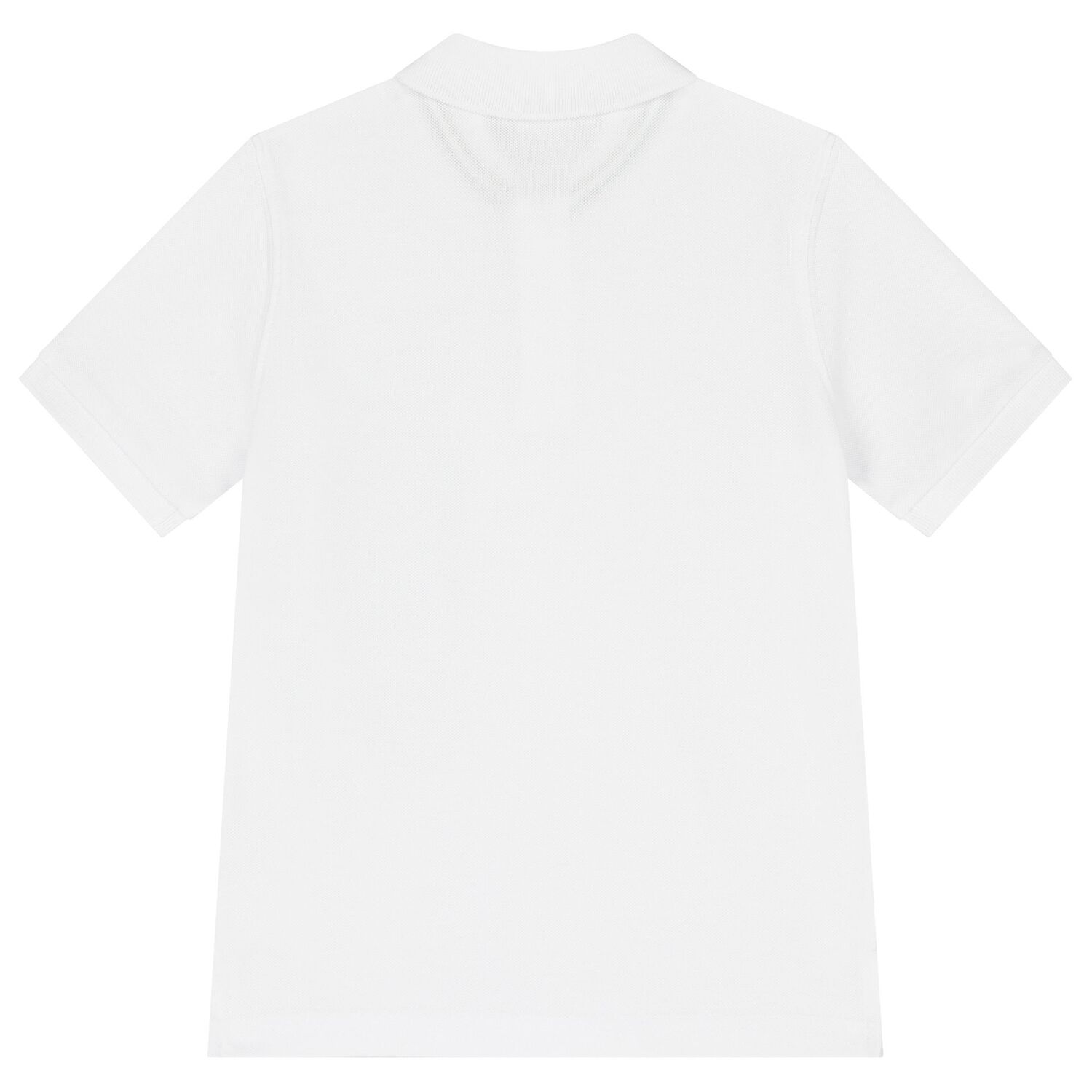 Boys White Logo Polo Shirt, 2, hi-res image number null