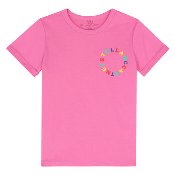 Girls Pink Logo T-shirt
