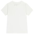 Boys White Polo Bear T-Shirt, 1, hi-res