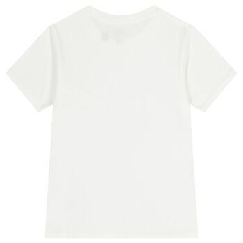 Boys White Polo Bear T-Shirt