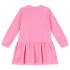 طقم فستان بنات باللون الزهرى والأخضر, 1, hi-res