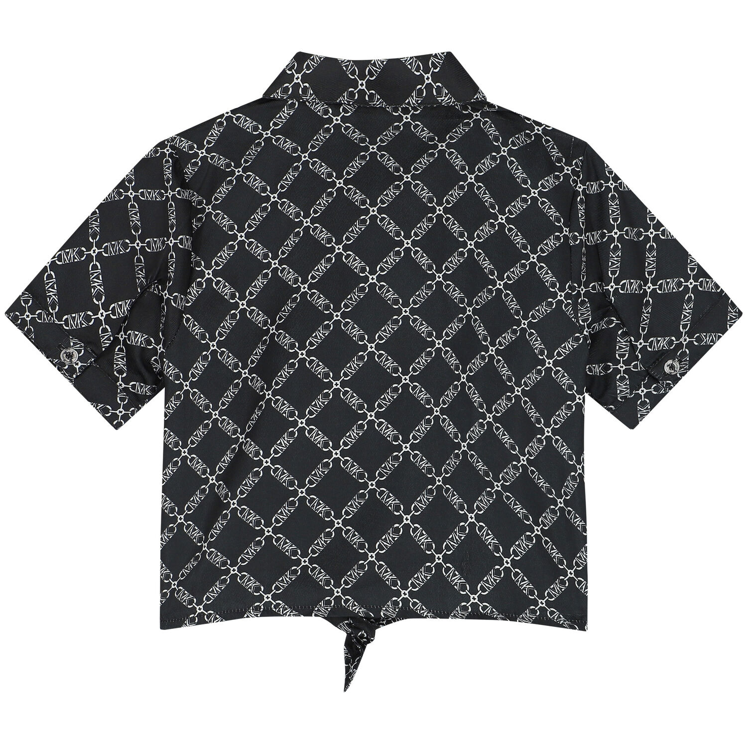 تيشيرت بنات بالشعار باللون الاسود, 1, hi-res image number null