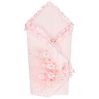 عش أطفال على شكل زهرة باللون وردية للبنات, 1, hi-res