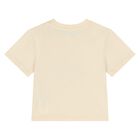 تيشيرت بشعار النمر باللون العاجي , 2, hi-res