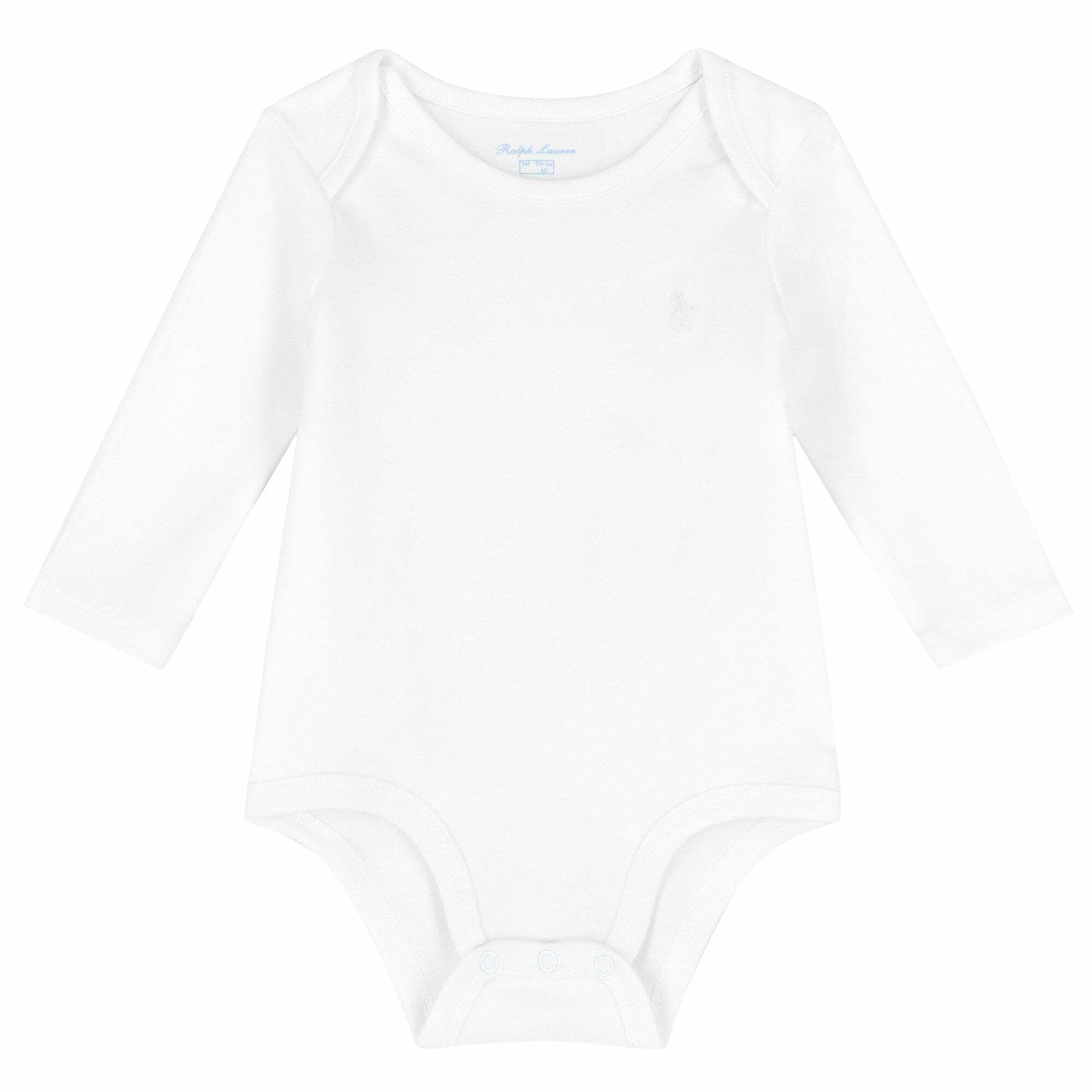 Ralph Lauren White Logo Baby Bodysuit Junior Couture UAE
