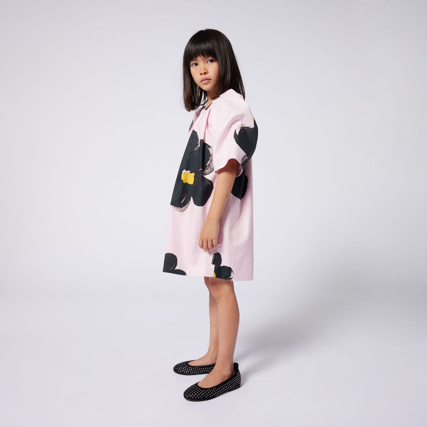 فستان ديزي باللون الوردي للبنات, 1, hi-res