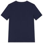 Boys Navy Blue, Green & Orange Logo T-Shirts ( 3-Pack ), 2, hi-res