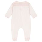 Baby Girls Pink Logo Babygrow Set, 6, hi-res