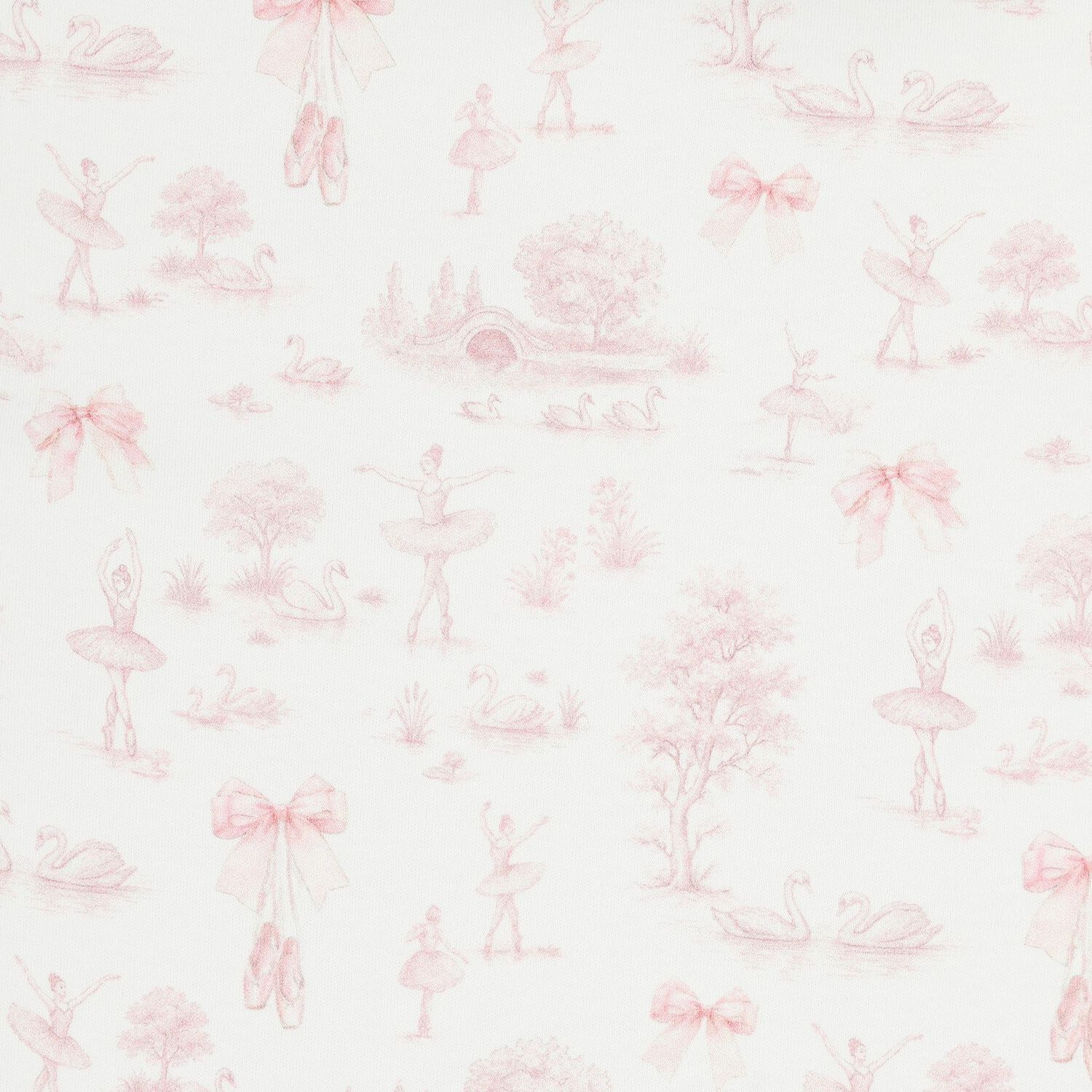 Baby Girls White & Pink Swan Nest, 1, hi-res