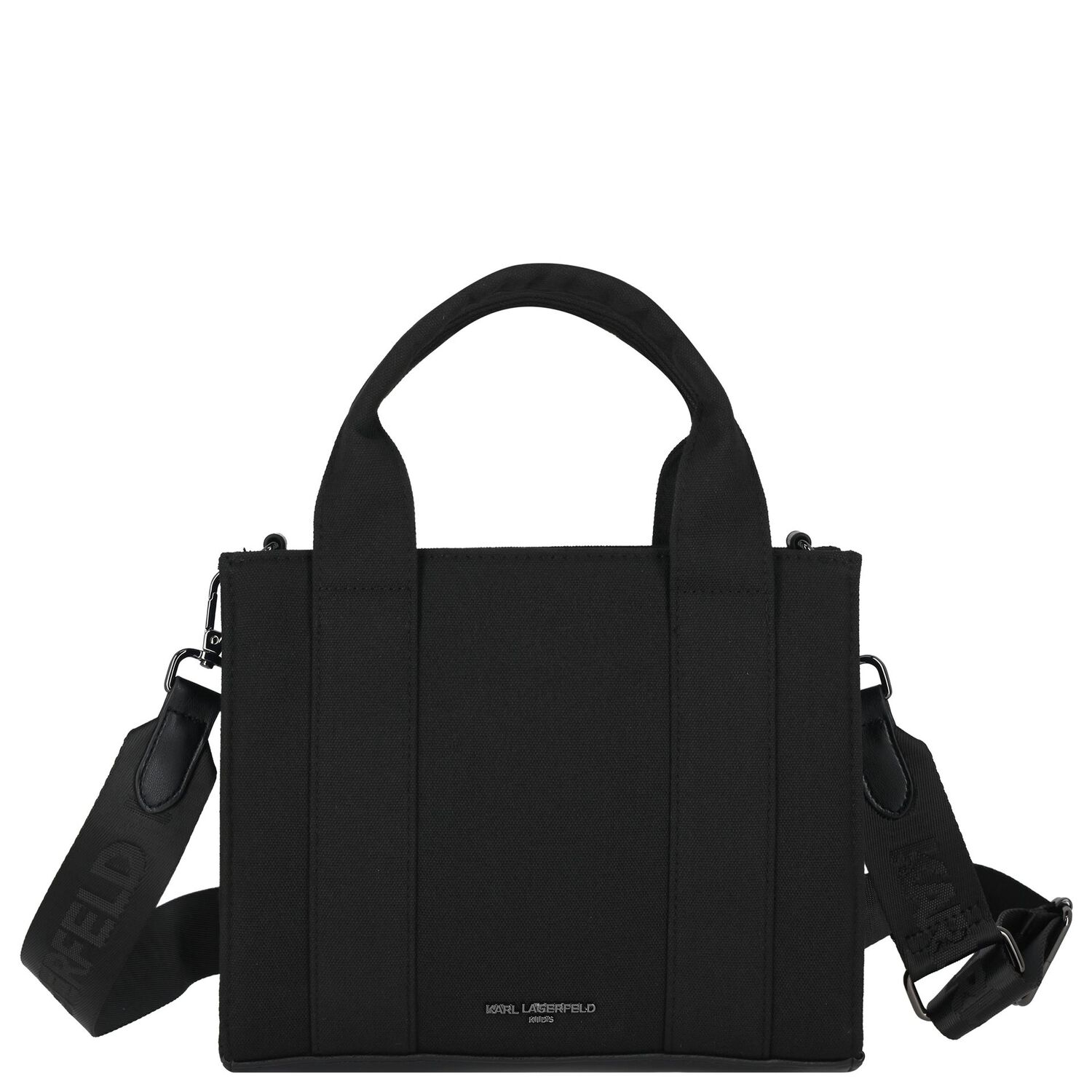 Girls Mini Me Black Choupette Handbag ( 18cm ), 1, hi-res