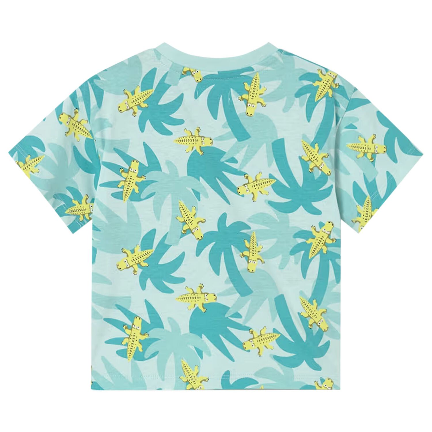 Younger Boys Green Palm Tree T-Shirt, 1, hi-res