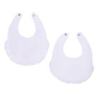  مريلة بنات بطبعة الزهور باللون الأبيض ( قطعتين), 1, hi-res