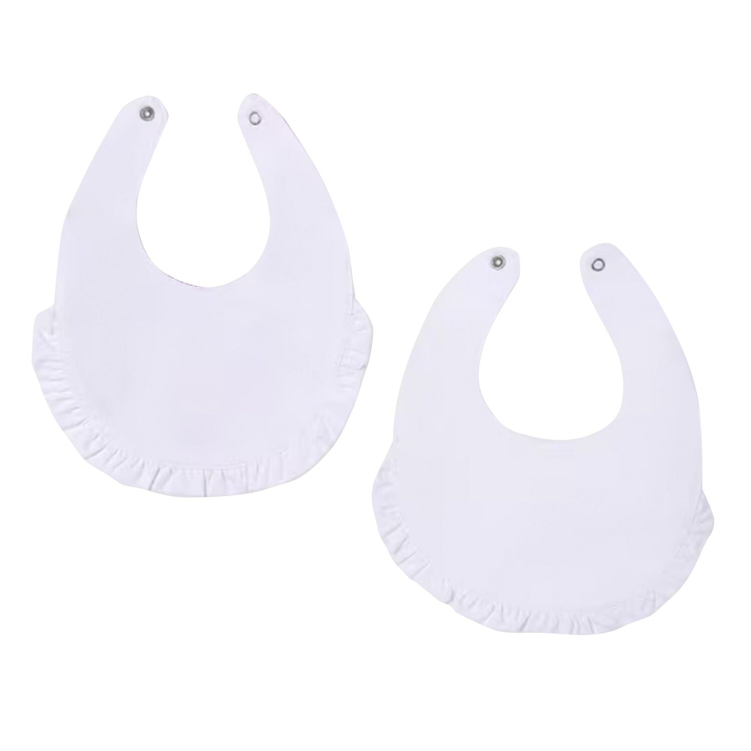  مريلة بنات بطبعة الزهور باللون الأبيض ( قطعتين), 1, hi-res