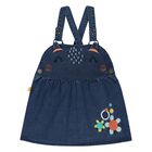 Baby Girls Ivory & Blue Denim Skirt Set, 1, hi-res