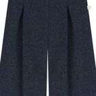 Girls Navy Blue Trousers, 1, hi-res