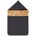 مدس بالشعار باللون الكحلي, 1, hi-res