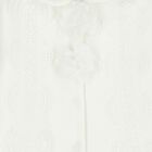 Baby Girls Ivory Lace & Flower Babygrow, 1, hi-res