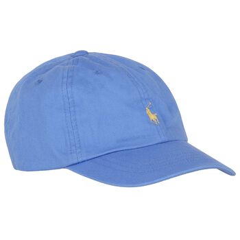 Boys Blue Cotton Twill Baseball Cap
