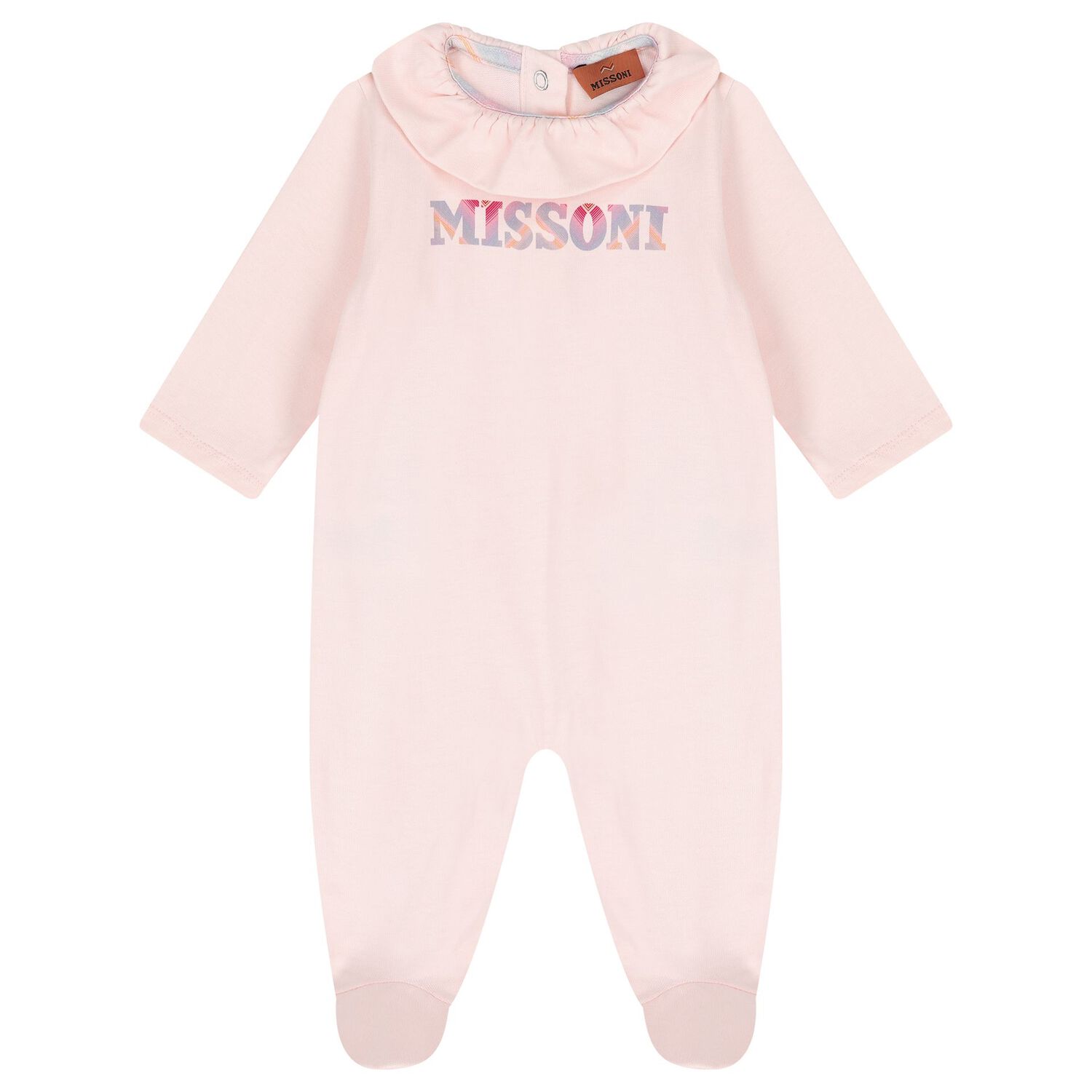Baby Girls Pink Logo Zig Zag Babygrow Gift Set, 1, hi-res
