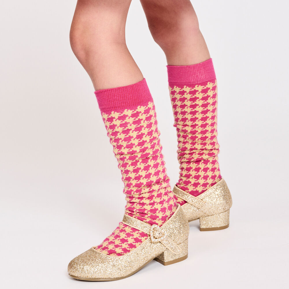 Angel's Face Girls Gold Glitter Shoes Junior Couture UAE