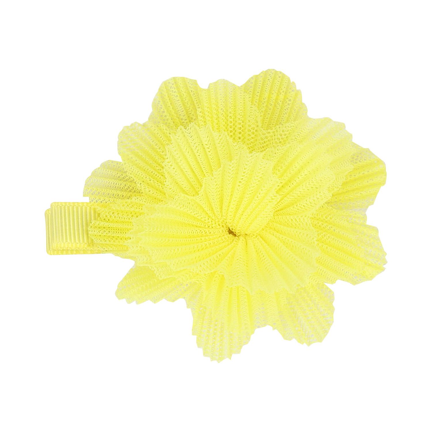 Girls Yellow Flower Hairclips ( 2-Pack ), 1, hi-res