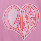 تيشيرت بالشعار باللون البرتقالي للبنات, 3, hi-res