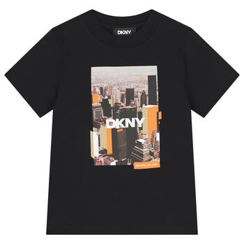 Boys Black Logo T-Shirt